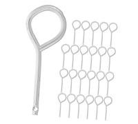 Mikinona 200 Pièces Fire Extinguisher Safety Pins Stainless Steel Replacement Lock Pins Compatible with Various Models Durable Weather Resistant