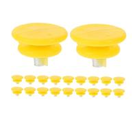 Mikinona 20pcs Crampons de Traction en Acier Inoxydable Jaune pour Chaussures Antidérapantes Installation Facile Adaptés la Marche Hivernale sur Neige et Glace