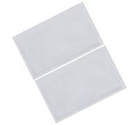 Mikinona 24 Pièces Pochettes Transparentes Autocollantes Porte Badges Plastique Étanches pour Organiser et Protéger Cartes PVC et Design Transparent