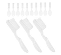 Mikinona 25 Pièces Brosse à Dents Douce Souple Design Compact Portable Outil de Nettoyage Court pour Surveillants Milieu Carcéral