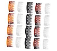 Mikinona 25 Pièces Peigne de frange en plastique foteuil salon peignes comb partie bouclé accessoires en gros produit peigne de dents fines peigne à dents larges peigne pour cuir chevelu