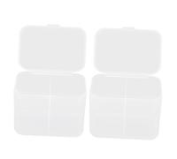 Mikinona 2pièces Boîte De Rangement Pour Disques De Coton Organisateur De Démaquillant Cosmétiques Design Compact Et Durable