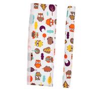 Mikinona 2pièces Housse de Poignée pour Poussette Housse Accoudoir Protège-mains Coton Doux Manchon de Protection Antidérapant de Guidon de Rechange