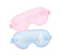 Mikinona 2pièces Masque Oculaire Rafraîchissant Chaud-froid Pour Poches Et à Perles Réutilisable Pour Soin Des Yeux