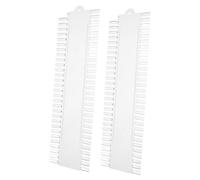Mikinona 2pièces Pratique Faux Ongles Pour Art De Manucure Palette De Vernis à Ongles Transparent Pour Salons Et Écoles De Nail Art