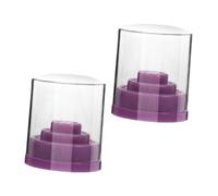 Mikinona 2pièces Support Pour Perceuse à Ongles Domestique Présentoir Transparent Organisateur Pour Perceuse Accessoire De Manucure Lot De Supports