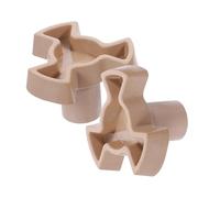 Mikinona 2pièces Support y Pour Plateau Tournant De Micro-ondes Coupler Pour Four à Micro-ondes Remplacement Pratique Pour Plateaux Tournants Compatible Avec Divers Modèles