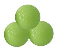Mikinona 3 pièces Balle Fluorescente Lumineuse Absorption Automatique de Lumière Balle Souple Résistante pour Jeu Extérieur