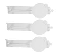 Mikinona 3 pièces Clips de Fermeture Sachet avec Bec Verseur Intégré Lot de Clips Étanchéité Plastique pour Aliments Maintien Fraîcheur Snacks Rangement Cuisine Portable et Réutilisable