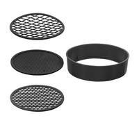 Mikinona 3 pièces de Jardin Plastique Maille Tamisage à Main pour Sol Sable et Roches Outil de Jardinage et Matériel Éducatif pour Sciences Élémentaires