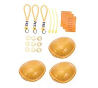 Mikinona 3 Pièces Jeu de Divination Chinois Tortue Feng Shui avec I Ching Dorées pour Attirer Richesse et Décoration Dintérieur Compacte et Apaisante