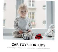Mikinona 3 pièces Jouets Éducatifs Voitures Tout-Terrain à Inertie pour Garçon Fille Modèles Réalistes sans Batterie Stimulation de Créativité et Orientation pour Garçons et Filles
