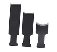 Mikinona 3 Pièces Peignes de Coloration Cheveux Protection Outils Coiffure DIY Salon à Domicile Noir Grand Moyen Petit