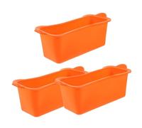 Mikinona 3 Pièces Réservoir D'huile Remplacement Accessoire Portion Doublures De Gobelet à Graisse Réutilisable Graisse De Receveur Tasse De Graisse Camp Ajuster Gel De Silice Orange