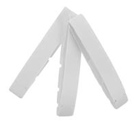 Mikinona 3 Pièces Ruban pour Raquette de Pickleball Fournitures Sportives Bande de Protection des Bords de la Raquette Protection du Bord de la tête de pagaie PU White