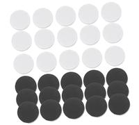 Mikinona 30 pièces Échecs Remplacement Noires et Blanches Accessoires Jeu de Société pour Fête et Parties