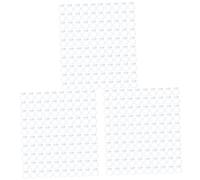 Mikinona 300 Pièces tasse de bague de tatouage palette de colle de tatouage organisateur de cils verrines plastique coupelle plastique support de colle à cils tasse de pigments blanche