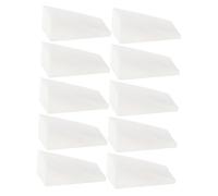 Mikinona 30pièces Lot De Tampons Manucure Éponge Triangle Pour Nail Art Dégradé Outil Beauté Des Ongles Lavable Et Réutilisable Estompe Vernis Couleurs Assorties Diy Et Salon Professionnel