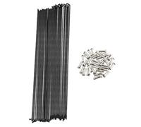 Mikinona 32 Ensembles Rayons Vélo Acier Épaissi Résistants à Usure Remplaçables pour VTT et Route Support Robuste et Antirouille Adaptés Roues de Montagne et Pliants Couleur Aléatoire