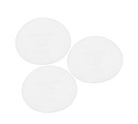 Mikinona 3pièces Plateaux Silicone Pour Masques Visage Diy Réutilisables Pour Soins De Peau à Domicile Et Salon Blanc