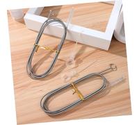 Mikinona 4 Ensemble Set de Outils Déboucheur Canalisation Flexible avec Brosse et Tiges Pompe pour Évier et Drain Nettoyage Tubes et Tuyaux Accessoires pour Débouchage Canalisations