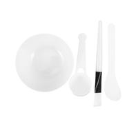 Mikinona 4 Ensembles D'Outils De Masque Kit De Masque Facial À Faire Soi-Même Bol De Mélange Facial Bol De Mélange Avec Outil Fournitures De Beauté Bol De Masque Facial Bol D'Outil