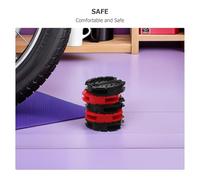 Mikinona 4 Paires de Pédales Antidérapantes en Plastique pour Tricycle Garçon et Filles Repose-Pieds Ergonomiques Rouge et Noir Accessoires de Rechange Faciles à Installer pour Tricycles