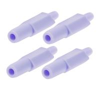 Mikinona 4 Pièces Accessoire de Tire Lait Électrique Connecteurs de Tuyau pour Tire Lait Violet Compatibles avec Différents Modèles Conception Pratique pour Raccord Facile et Rapide