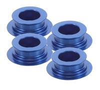 Mikinona 4 Pièces Capuchon de Manivelle de VTT en Alliage D'aluminium Bleu pour Pédalier 21-23mm, Installation Facile et Ajustement Sécurisé, pour Vélo de Montagne