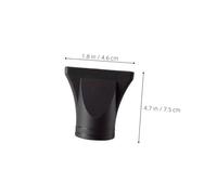 Mikinona 4 Pièces Concentrateur de Sèche Cheveux Plastique Haute Résistance Chaleur Embout Bec Canard pour Coiffage Accessoire Portable pour Salon et Usage Domestique