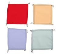 Mikinona 4 Pièces Couvre Verres à Vin Réutilisables et Respirants avec Anneaux Charmants Protège Coupes Pondérés pour Pique Dîners Plein Air et Réceptions