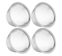 Mikinona 4 Pièces Filtre à Théière Inox Infuseur Maillé Fin Réutilisable Passoire Vrac Compatible Tasses et Théières Extraction