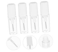 Mikinona 4 Pièces Gel Sourcils Transparent Liquide Fixateur Résistant Transpiration Tenue Légère et Non Irritante pour Sourcils Soin Doux pour Peau Sensible Maquillage Naturel