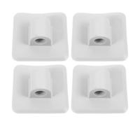 Mikinona 4 Pièces Kayak Motor Mount Bracket Buckle Holes Plastic Boat Motor Support Clamp for Inflatable Canoe Fishing Boats Secure Paddle Fixing Clip