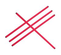 Mikinona 4 Pièces Lot de 4 Porte-Cannes Rouges Flexibles 43X1,3 CM en Rotin pour Table, Supports Universels pour Cannes, Déambulateurs et Fauteuils Roulants, Accessoires Pratiques pour