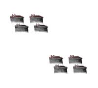 Mikinona 4 Pièces peigne pince à cheveux fille barrettes à cheveux pour filles peigne coiffant peigne français épingle à cheveux peigne à cheveux latéral peigne de côté de cheveux de fille