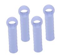Mikinona 4 pièces Poignée Plastique de Rechange pour Balai et Vadrouille Embouts Durables pour Manche Fileté Kit pour Poteau de Ménage Polyvalent