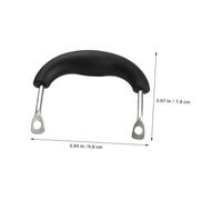 Mikinona 4 Pièces Poignées de Remplacement pour Casserole Poignées Latérales Doubles Matériau Chaleur Accessoires de Cuisine pour Batterie de Cuisine et Autocuiseur
