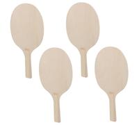 Mikinona 4 Pièces Set de pour Jeu de Ballon de Plage Pagaies Légères et Amusantes pour Adultes Double pour Divertissement Plein Air