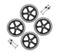 Mikinona 4 Pièces Solides pour Crevaison Durables Rotation pour Déambulateurs et Rollators de Remplacement