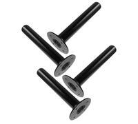 Mikinona 4 Pièces Support Mural pour Plaques de Poids de Musculation Organiseur Robuste pour Rangement Commercial Optimise Espace Salle de Sport Montage Mural Multifonctionnel