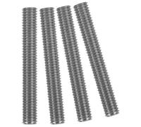 Mikinona 4 pièces Tige Filetée Inox Acier Inoxydable Lot de Tiges Entièrement Filetées Robustes pour Fixation et Réparation Résistantes Corrosion Usage Construction et Mécanique