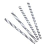 Mikinona 4 Pièces Tiges de Support de Repose-tête Voiture Métal Droit Remplacements pour Sièges Auto et Camping Barres de Maintien pour Confort et Protection Cervicale