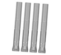 Mikinona 4pièces Mandrin Métallique à Ressort Lot pour Perceuse à Ongles Mandrin à Trois Mâchoires Acier Inoxydable Adaptateur Porte-foret pour Outils de Manucure