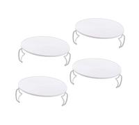 Mikinona 4pièces Support De Rangement Empilable Pour - Plateau De Réchauffage Alimentaire Pratique Pour Cuisine Et Utilisation