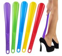 Mikinona 5 pièces Chausses Plastique Colorés Ergonomiques et Portable Extracteur de Chaussures Facile à Utiliser pour Maison et Voyage