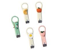 Mikinona 5 Pièces ciseaux à ongles dessin animé clou coupe-ongles bébé pour unas ciseaux ongles coupe ongle coupe-ongles coupe-ongles outil de manucure portable matériau en acier inoxydable