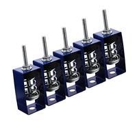 Mikinona 5 Pièces Isolateur de Vibrations Suspendu Au Plafond Amortisseur Élastique Acier Galvanisé pour Charges Montage Facile avec Écrous et Rondelles Support Antivibrations pour