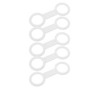 Mikinona 5 Pièces Lot de Clips Silicone pour Tuba et Masque de Plongée Fixateur Rapide pour Équipement de Plongée Maintien Sécurisé du Tube et Sangles