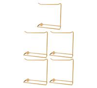 Mikinona 5 Pièces Nail Display Rack Metal Nail Art Color Chart Stand Iron Sample Stick Holder For Salon And Beauty School Use